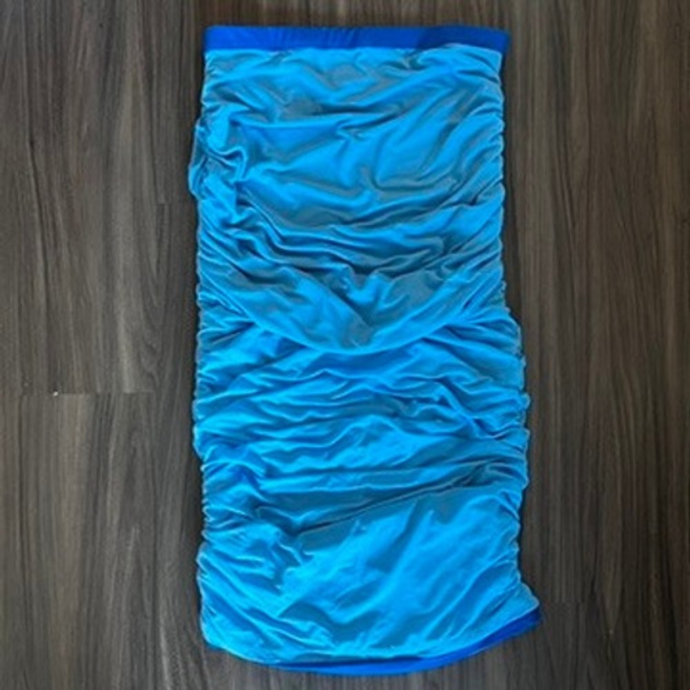 Simon Miller Aqua Ruched Midi Skirt